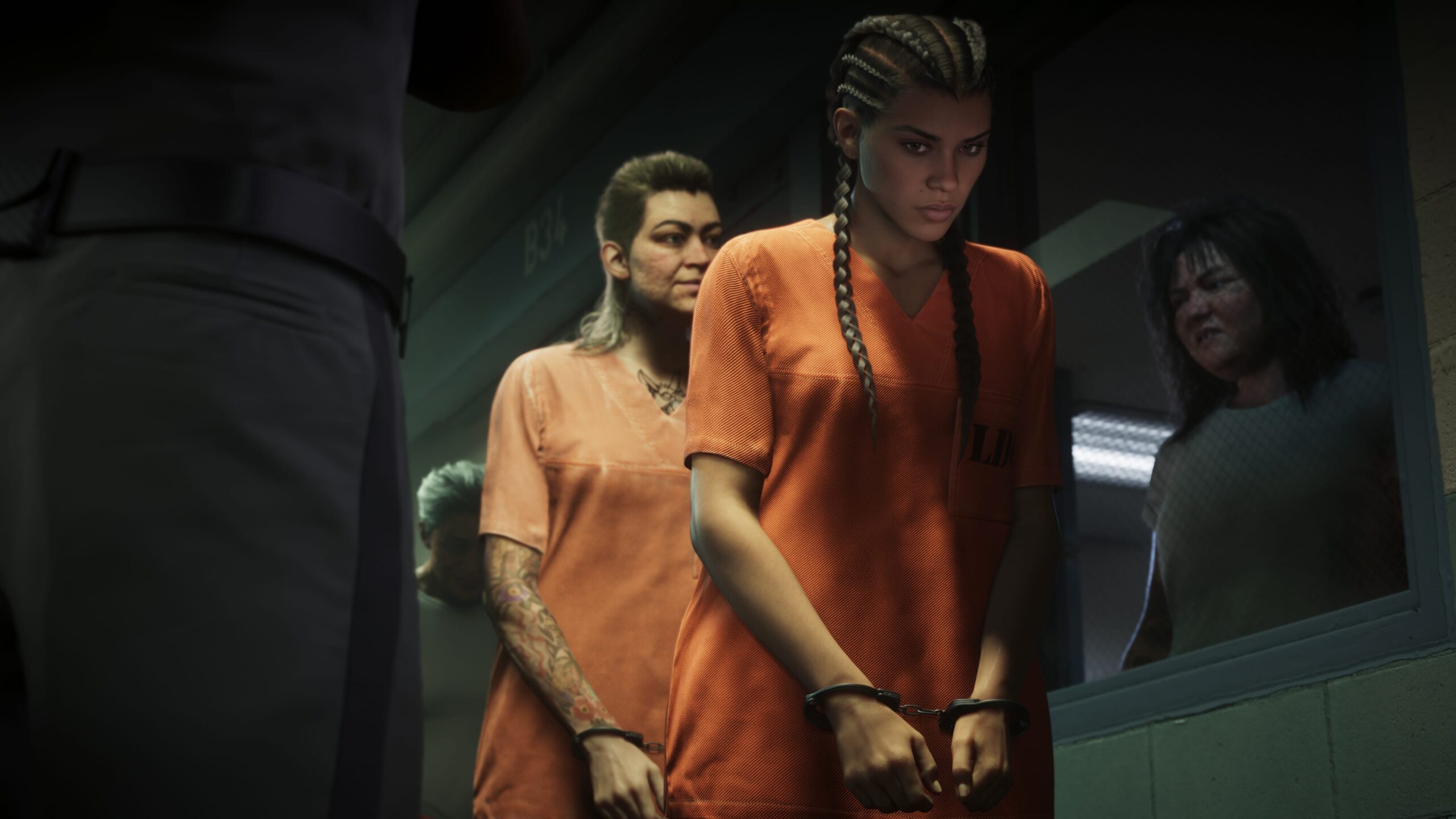 Lucia Caminos leaning into frame in GTA 6