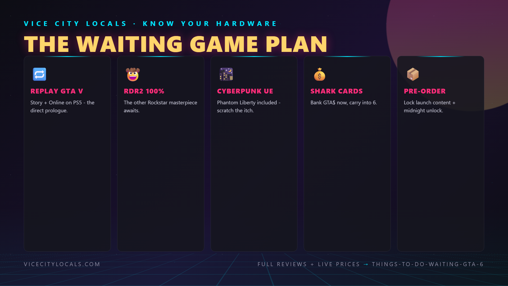 GTA 6 guide — key comparison and features